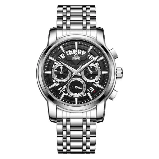 Мужские наручные часы Peak X Social (Серебристые)
