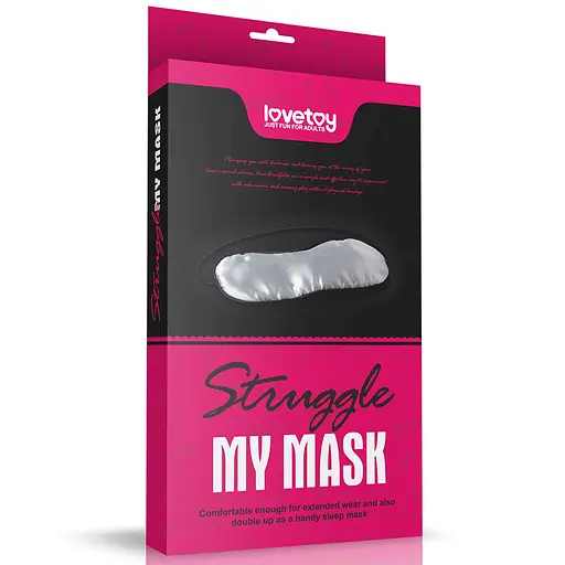 Маска на очі Lovetoy Struggle OS чорний - фото 6