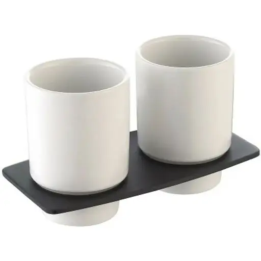 Склянка настінна керамічна Kraus Fortis KEA-13316ORB бронза - фото 1