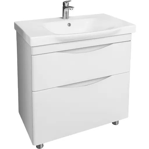 Тумба з умивальником AM.PM Like 80 см M80-FSX0802-WC0802-38 - фото 1