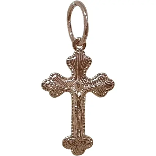 Золотий хрестик Golden Time Розп'яття Христа. П-189