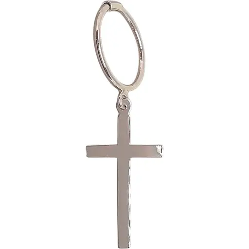 Золотая моносерьга Tango Крестик. 470611Ш