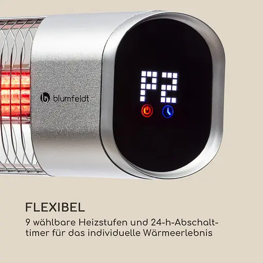 Инфракрасный обогреватель Blumfeldt Dark Wave Stand (10033811) - фото 4