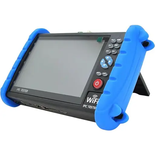 Тестер для камер видеонаблюдения Voltronic IPC-5600 PLUS, с 7" сенсорным дисплеем, поддерживает IP, CVBS, Wi-Fi, LAN, BNC, 12V, POE - фото 1