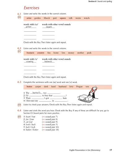 English Pronunciation in Use Elementary with Answers and Downloadable Audio - фото 9
