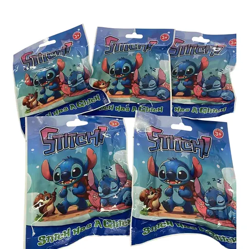 Набор Стич карточки и фигурка набор с 5 шт - фото 1
