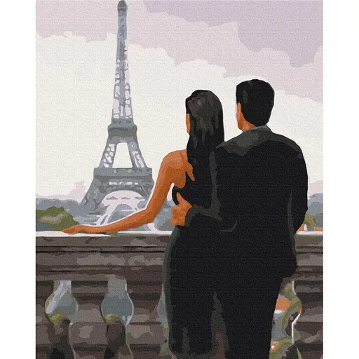 Картина за номерами Бажаний Париж Brushme 40x50 см кольорова 000276692