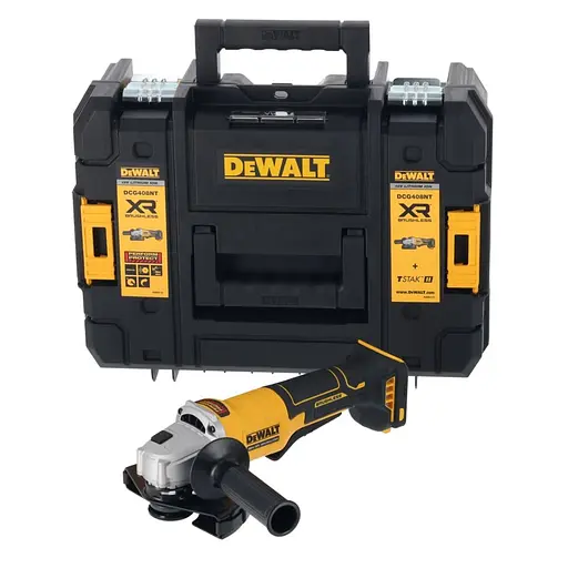 Шліфмашина кутова акумуляторна безщіткова DeWALT, 18 В XR Li-lon (DCG408NT) - фото 6