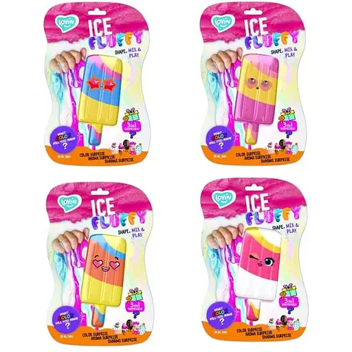 Лізун-антистрес Lovin Ice Fluffy 80126 пломбір 110 мл