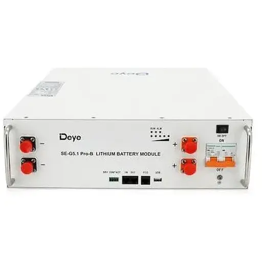 Акумуляторна батарея Deye 51,2V 100AH SE-G5.1 Pro-B LiFePO4(445*133*540),45kg