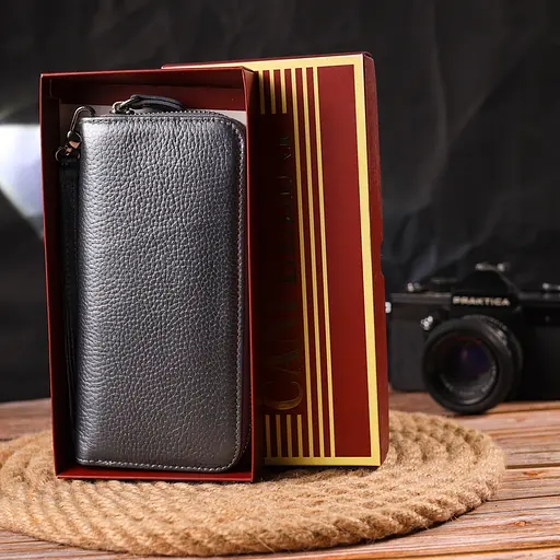 Женский кожаный кошелек Canpellini 19х9.5х2.5 см acs0025130 - фото 8