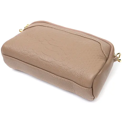 Женская сумка Vintage на два отделения из натуральной кожи 22х14х6.5 см sum0028998 - фото 5