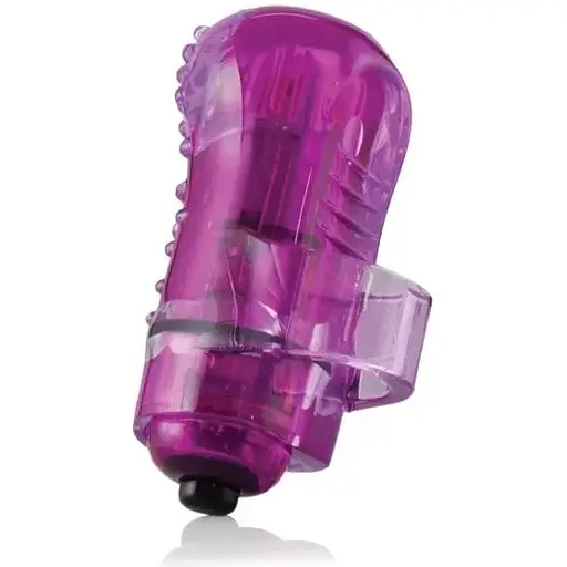 Вібратор на палець The Screaming O FingO Nubby 6 см (фіолетовий)