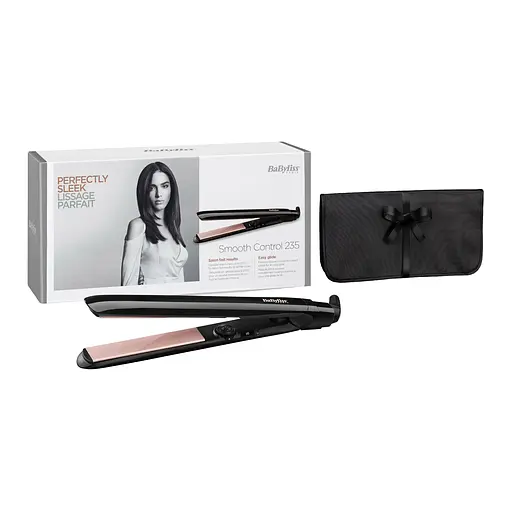 Випрямляч BaByliss Babyliss Smooth Control, 49 Вт, температурних режимів 13, 170-235C, кераміка, чорний - фото 3