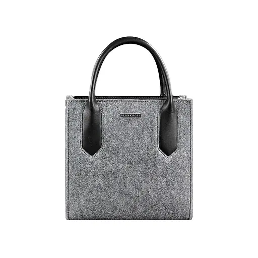 Женская фетровая сумка-кроссбоди Blackwood с кожаными черными вставками - фото 9