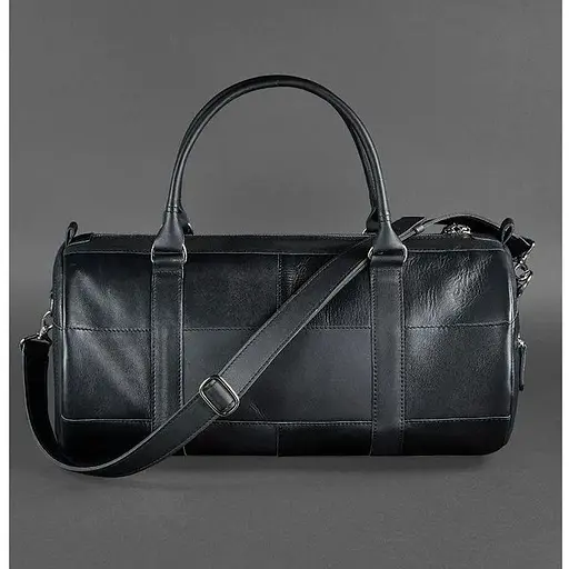 Шкіряна сумка Harper чорна Krast - фото 1