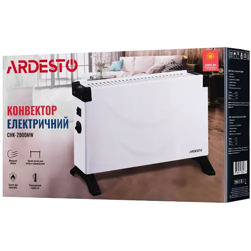 Конвектор Ardesto CHK-2000MW - фото 8