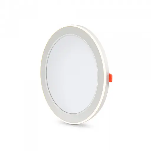 LED світильник вбудований з декоративною підсвіткою VIDEX DL4R 18W+6W 5000K+2700K 220V - фото 4