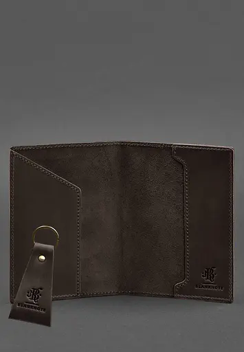 Подарочный набор кожаных аксессуаров с украинской символикой. - фото 4