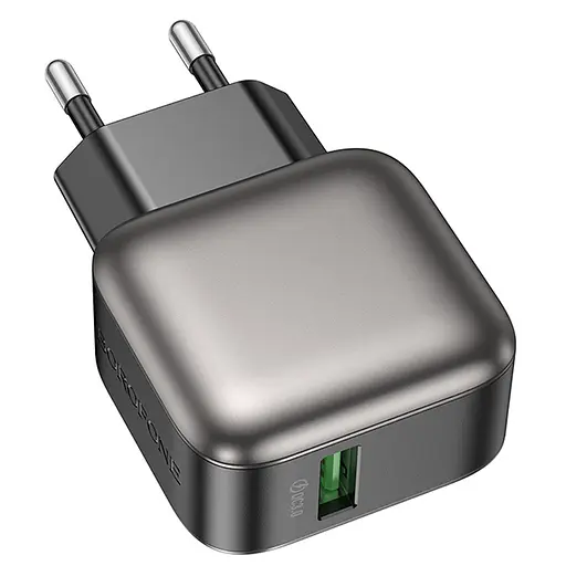 МЗП Borofone BAS52A Absolute QC3.0 18W (1USB-A) Black - фото 4