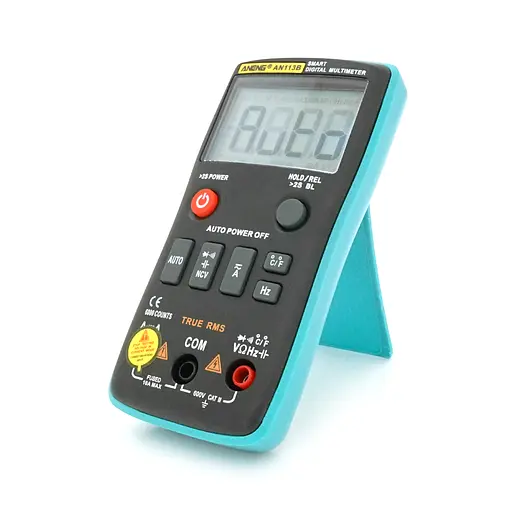Мультиметр ANENG AN113B, вимірювання: V, A, R, C, T, F (SP) - фото 4