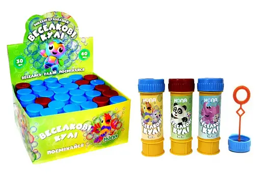 Мильні бульбашки 60мл №288- "НОЛА", ціна за 1шт (4820022640017) - фото 2