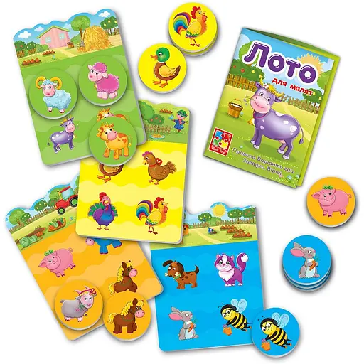 Развивающая игра Vladi Toys. Лото. Ферма (VT2100-08) - фото 3