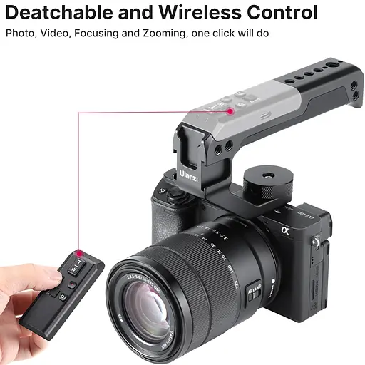 Ручка Ulanzi Shoe-Mount Top Handle with Bluetooth Remote (R091) [75340] - фото 3