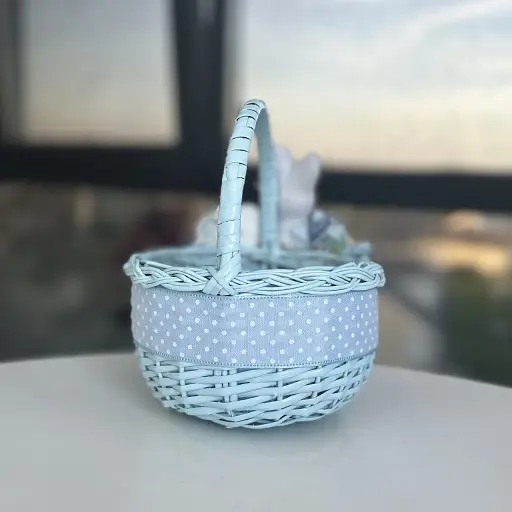 Пасхальная корзина 15х15х18см hand-made 1 MIS LT - фото 2