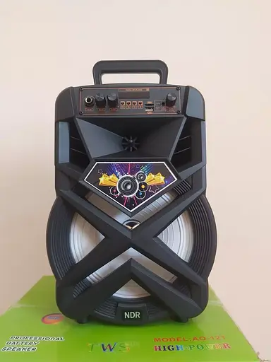 Портативная акустическая колонка NDR P77 10W Bluetooth стереосистема + караоке микрофон - фото 5