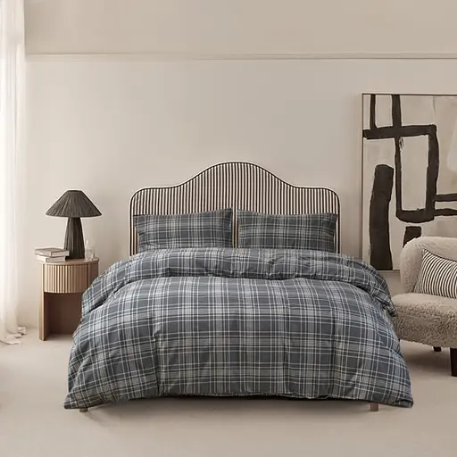 Постельное белье Lotus Home Фланель - Naki евро (svt-2000022349130) - фото 6