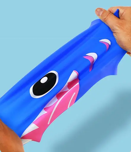 Дитяча Шапочка для плавання 6-12 років Renvo Sentani JR Синій Рожевий OSFM (1SC300-04) - фото 5