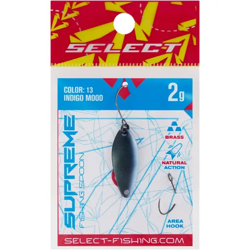 Блешня Select Supreme 2.0g 27mm #13 Indigo Mood - фото 2