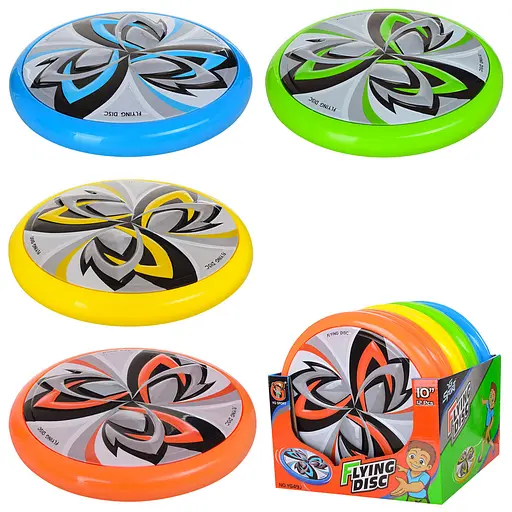 Літаюча тарілка M 5659 25см SPORT BRAND Жовтий - фото 3