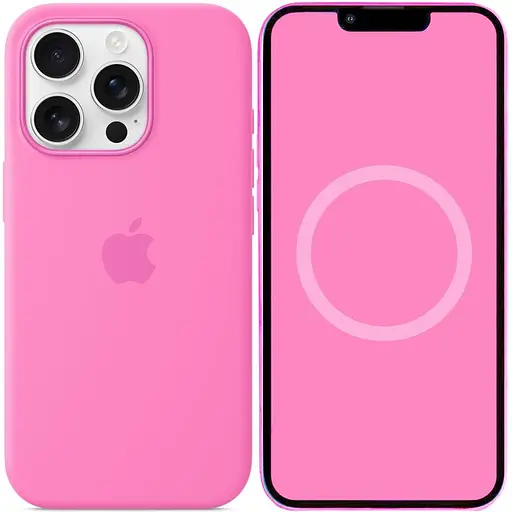 Чехол Epik Silicone case AAA с Magsafe и кнопкой Animation для Apple iPhone 16 Pro Max 6.9 Peony - фото 3