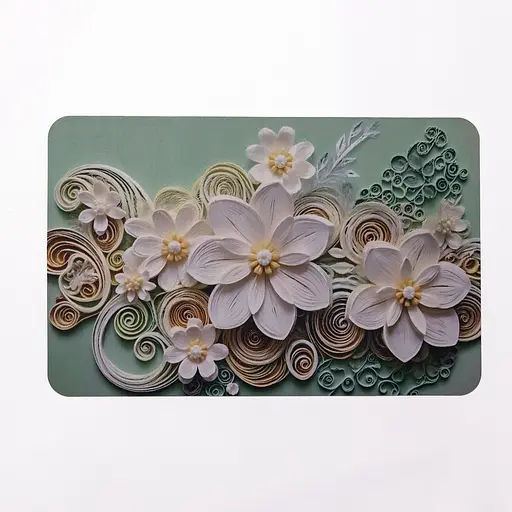 Антиковзний 3D-килимок для ванної кімнати з м'якого діатоміту 38×58 (см) вологопоглинальний килимок для дому ванни душу та туалету Yiwu HP-42-62