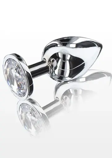 Анальна пробка Anal Play Starlight Booty Jewel Large 9.5 см (сріблястий) - фото 2