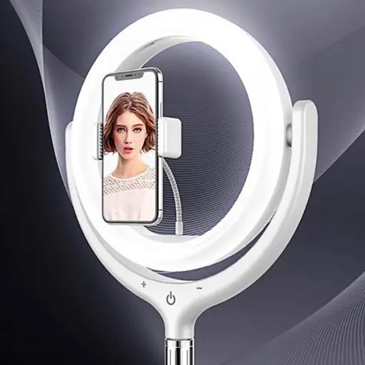 Держатель с кольцевым освещением Remax LIFE Desktop Selfie Spot Light RL-LT13 360 градусов 50-80 см - фото 6