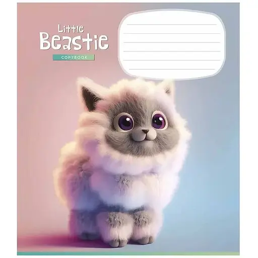 Зошит учнівський "Little beasties" Школярик 012-3248C 12 аркушів (482000647045603248)(SC) - фото 1
