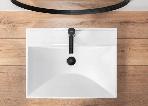 Умивальник Rea Daisy врізний білий REA-U0875, Білий - фото 3