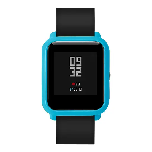 Защитный бампер Tamister для смарт-часов Amazfit Bip/Bip Lite голубой - фото 4
