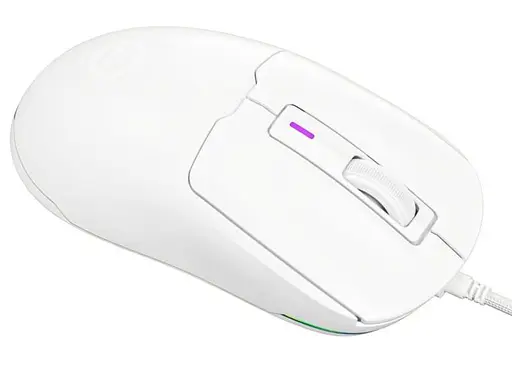 Миша Lorgar MSA10 Ultralight Wired Gaming Mouse White (LRG-MSA10-WH) - фото 6