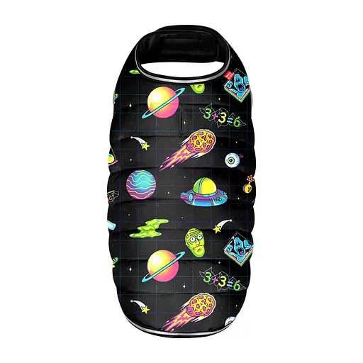 Курточка-накидка для собак Waudog Clothes, малюнок "Рік та Морті 2", XL, А 47 см, B 68-80 см, С 42-52 см - фото 3