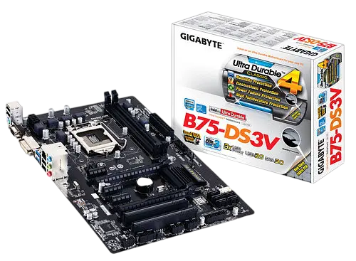 Материнська плата Gigabyte GA-B75-DS3V LGA 1155 (GA-B75-DS3V) Б/В