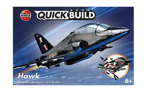 Конструктор Airfix літак BAe Hawk Quickbuild чорний J6003