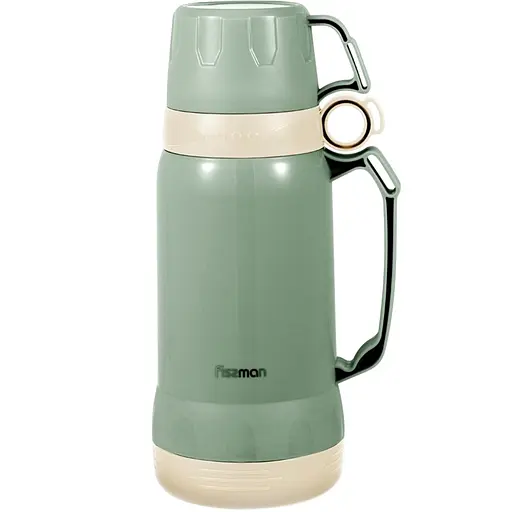 Термос Fissman 1 л сірий (19840)