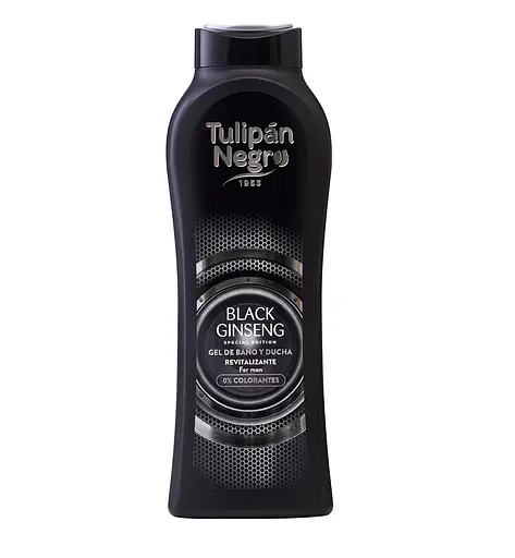 Гель для душу для чоловіків Чорний женьшень Tulipan Negro 650 мл - фото 1