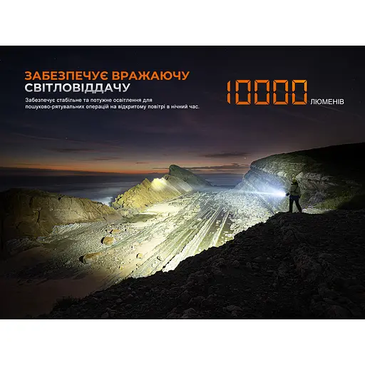 Ручний пошуковий лазерний ліхтар Fenix LR36R 10000лм 1260м (9 режимів) - фото 8