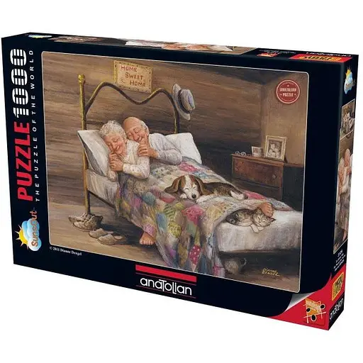 Пазл Anatolian В гостях хорошо, а дома лучше 1000 эл. (3124)