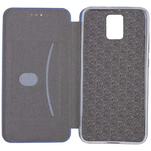 Кожаный чехол-книжка Classy для Xiaomi Redmi Note 9s / Note 9 Pro / Note 9 Pro Max Синий - фото 3